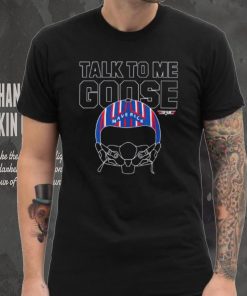 Talk To Me Goose Maverick Helmet Top Gun T Shirt