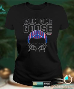 Talk To Me Goose Maverick Helmet Top Gun T Shirt