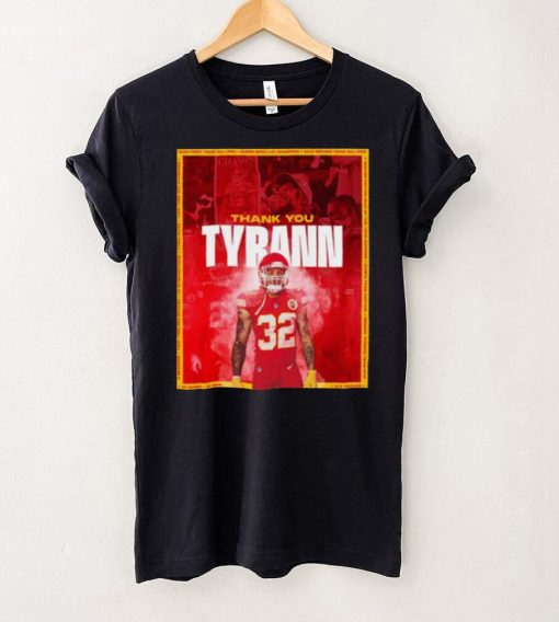 Thank You Tyrann Mathieu 32 Kansas City Chiefs T Shirt