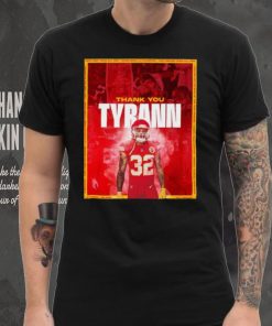 Thank You Tyrann Mathieu 32 Kansas City Chiefs T Shirt