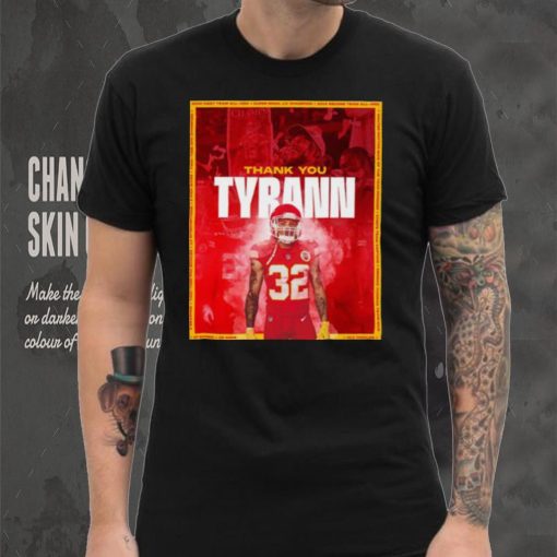 Thank You Tyrann Mathieu 32 Kansas City Chiefs T Shirt