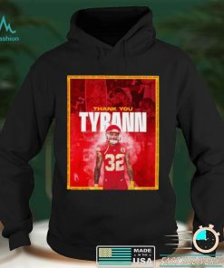 Thank You Tyrann Mathieu 32 Kansas City Chiefs T Shirt