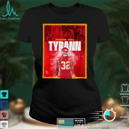 Thank You Tyrann Mathieu 32 Kansas City Chiefs T Shirt