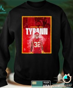 Thank You Tyrann Mathieu 32 Kansas City Chiefs T Shirt