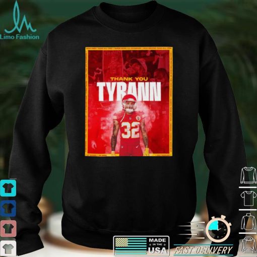 Thank You Tyrann Mathieu 32 Kansas City Chiefs T Shirt