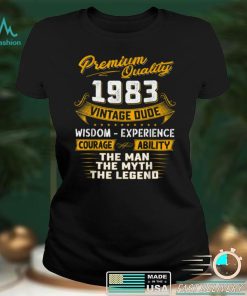 The Man The Myth Legend 1983 40th Birthday Gift 40 Years Old T Shirt