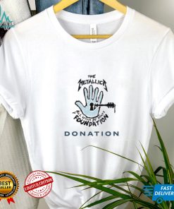 The metallica merchandise donation to all within my hands foundation shirt