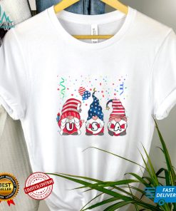 Three Gnomes Celebrating Independence USA Day 4th Of July T Shirt