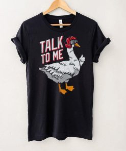 Top Gun Duck Talk To Me Goose Design Funny T Shirt