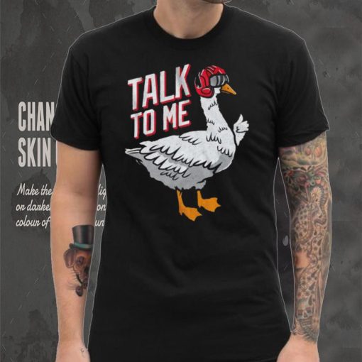 Top Gun Duck Talk To Me Goose Design Funny T Shirt