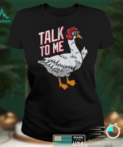 Top Gun Duck Talk To Me Goose Design Funny T Shirt