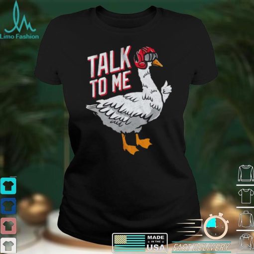 Top Gun Duck Talk To Me Goose Design Funny T Shirt