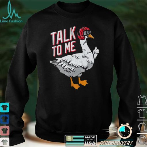 Top Gun Duck Talk To Me Goose Design Funny T Shirt