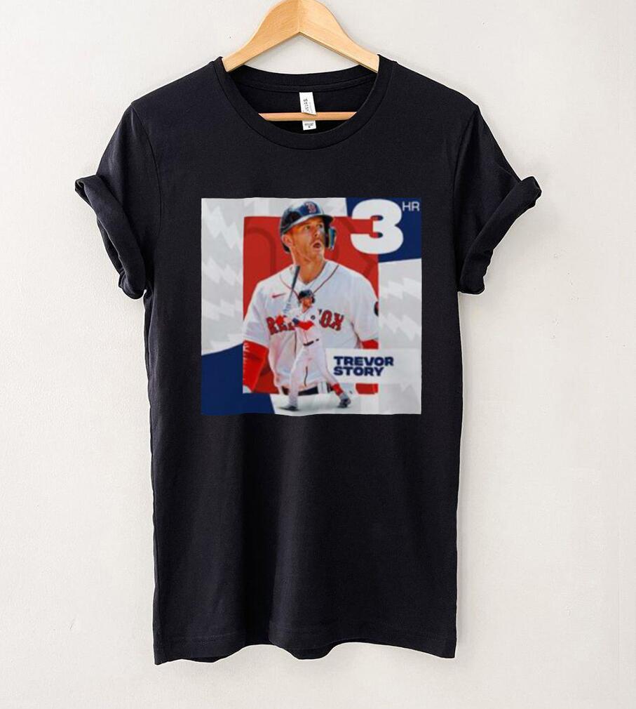 Trevor Story 3HR Boston Red Sox MLB T Shirt