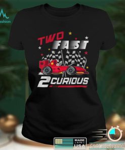 Two Fast 2 Curious Birthday Decorations 2nd Bday 2020 Tee T Shirt
