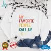 Vintage Father's Day My Favorite People Call Me Popi Outfit T Shirt