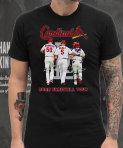 Wainwright Yadier Molina and Pujols the last dance St. Louis Cardinals 2022 Farewell Tour signatures shirt