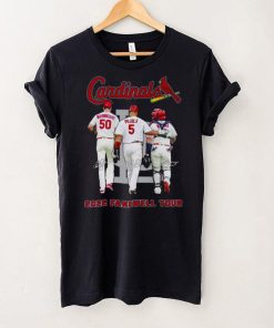 Wainwright Yadier Molina and Pujols the last dance St. Louis Cardinals 2022 Farewell Tour signatures shirt