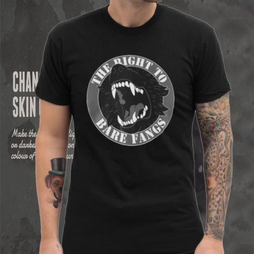 Wingedwolf94 Merch The Right To Bare Fangs TShirt