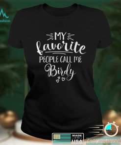 Womens Birdy Grandma My Favorite People Call Me Birdy V Neck T Shirt