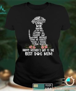 Womens Happy Mother's Day Dog Mom V Neck T Shirt