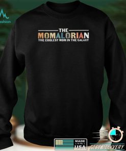 Womens The Momalorian The Coolest Mom Funny Mothers Day Graphic T Shirt