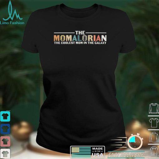 Womens The Momalorian The Coolest Mom Funny Mothers Day Graphic T Shirt