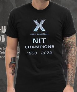 Xavier Musketeers Champions NIT 1958 2022 T Shirt