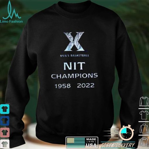 Xavier Musketeers Champions NIT 1958 2022 T Shirt