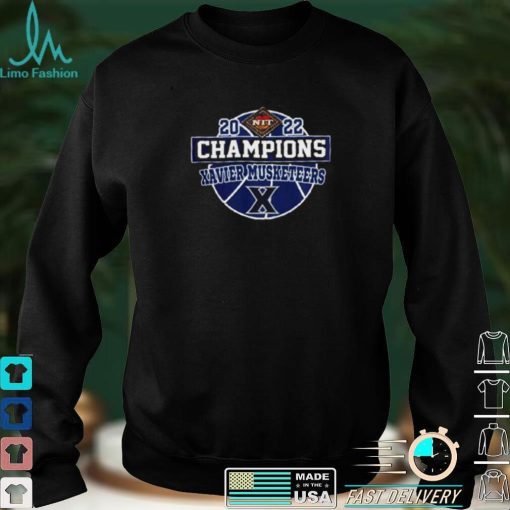 Xavier Musketeers Win 2022 NIT Championship NBA T Shirt