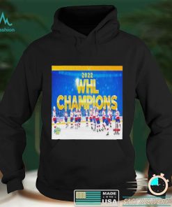 2022 whl championship edmonton oil kings champions shirt