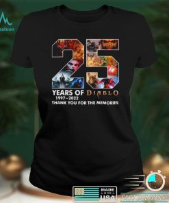 25 Years Of Diablo 1997 2022 Thank You For The Memories Shirt