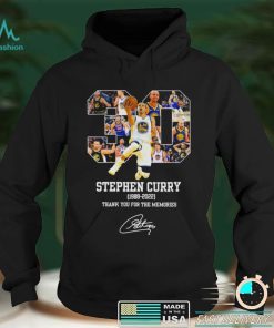 30 Stephen Curry 1988 2022 Signatures Thank You For The Memories Shirt