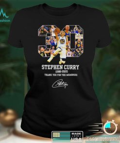 30 Stephen Curry 1988 2022 Signatures Thank You For The Memories Shirt