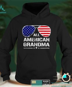 All American grandma American flag patriotic 4th of july shirt