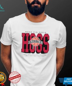Arkansas Razorbacks Basketball Elite Hogs Wooo Pig Sooie Shirt