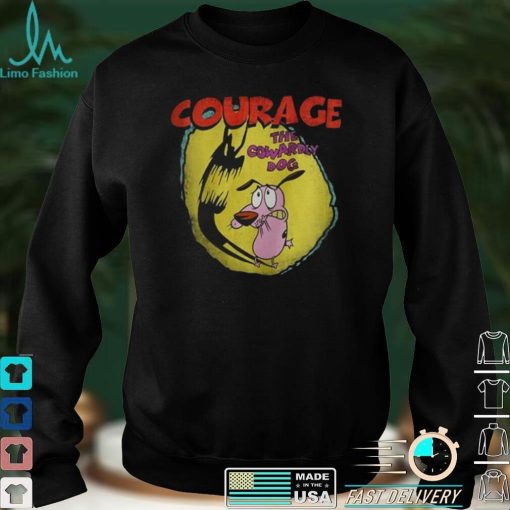 Cartoon Network Courage The Cowardly Dog Shadow T Shirt
