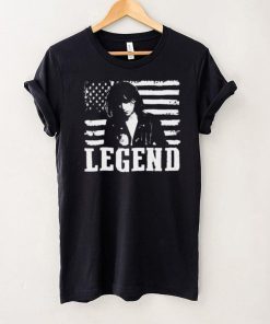 Distressed American Flag Patti Smith Music Legend shirt