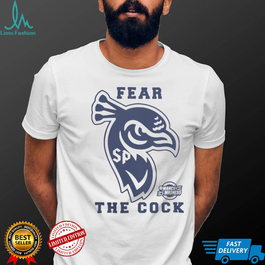 Fear The Cock St Peter's Peacocks March Madness Shirt