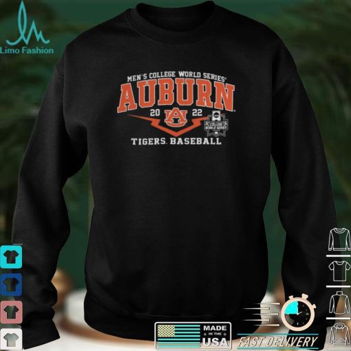 NCAA Auburn Tigers 2022 Baseball Collection World Series Single Team T Shirt