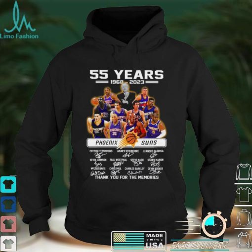 Phoenix Suns 55th anniversary 1968 2022 memories signatures shirt