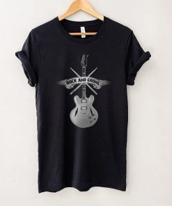 ROCK and GROHL Awesome Drumstick Guitar Dave Grohl Abba Shirt