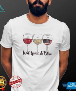 Red Wine & Blue 4th of July Shirt