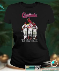 St Louis Cardinals Adam Wainwright Albert Pujols And Yadier Molina The Last Dance Signatures Shirt
