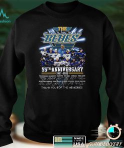 St. Louis Blues 55th anniversary 1967 2022 memories signatures shirt