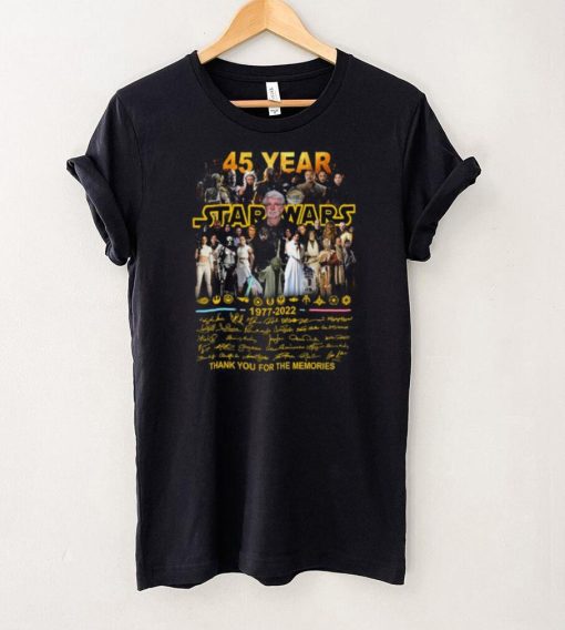 Star Wars 45th Anniversary 1977 2022 Movie Film t shirt