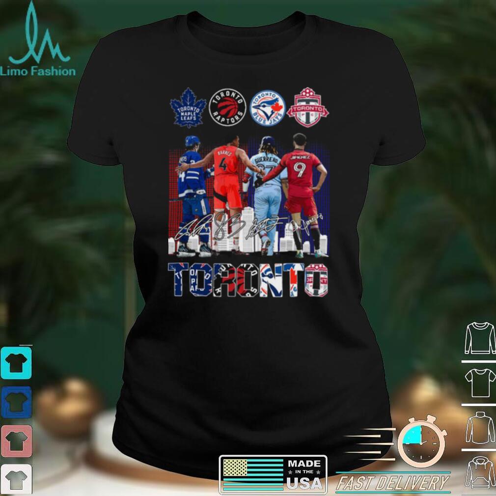 Toronto Sports Team Signatures Shirt