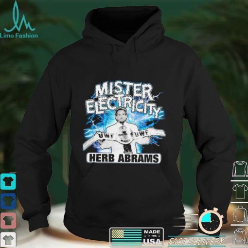 UWF’s Mister Electricity Herb Abrams 2022 T shirt