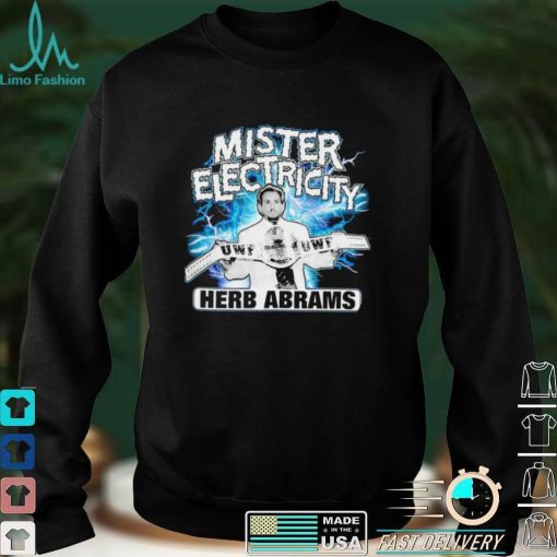 UWF’s Mister Electricity Herb Abrams 2022 T shirt