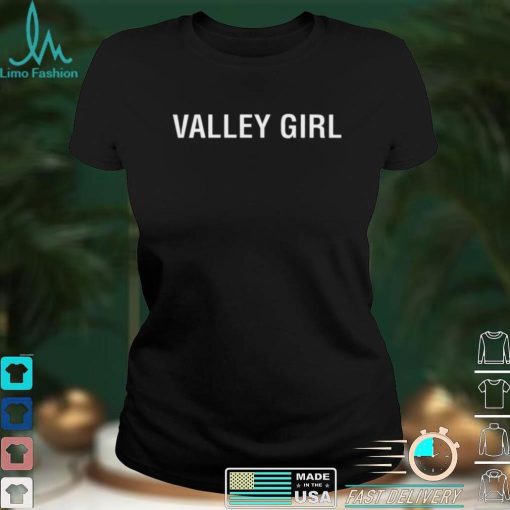 VALLEY GIRL WHITE Fitted Scoop Valley Girl Shirt